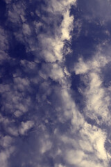 Sky landscape. Peaceful sky in a general close-up.