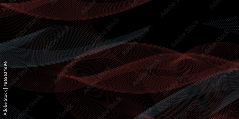 Poster abstract background with curve line on dark background