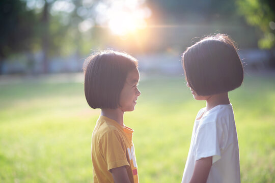 Two Pairs Of Hand Touching Each Other, Helping Hands