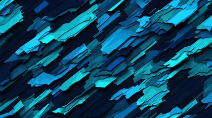 background crazy glitch pattern blue