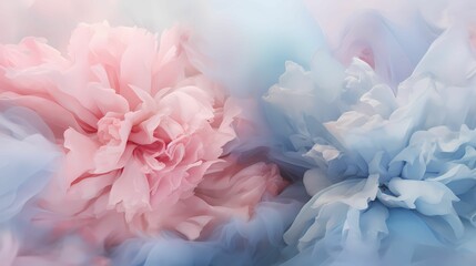 Pastel Color layered translucency dreamy feel background, wallpaper --Generative AI