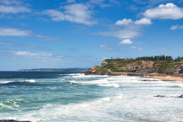 Nobby's Beach, Newcastle, NSW Australia . March 2021 . This was during the Covid 19 pandemic on a...