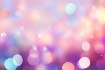 Pastel bokeh background