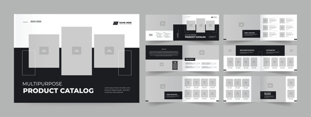 Landscape product catalog or multipurpose product catalog or landscape catalogue layout and multipurpose brochure design.