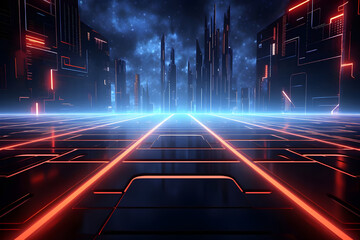 futuristic technology background
