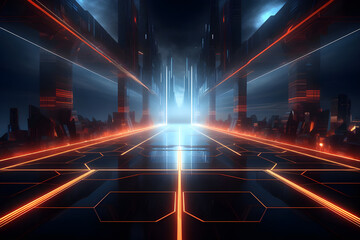 futuristic technology background
