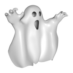 Ghost Cloth 3D Illustration Icon