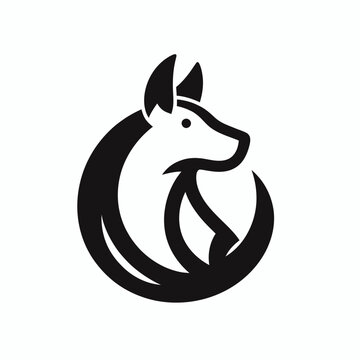 image of a dog, icon, vector, symbol, logo, sign, animal