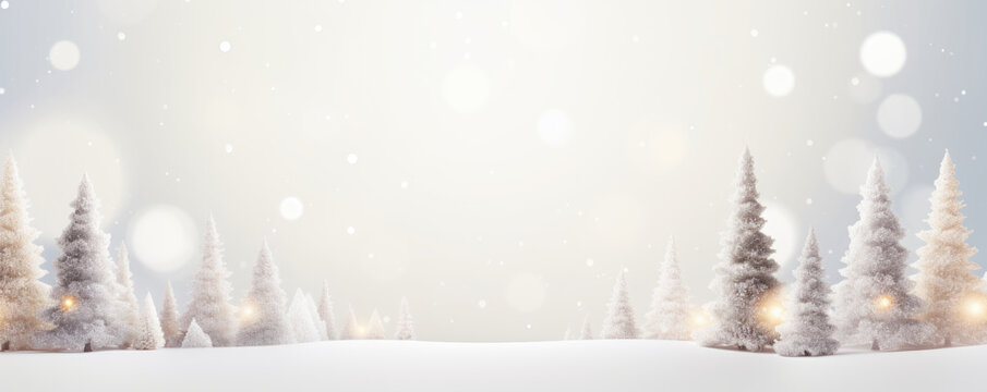 Beautiful Christmas background with Christmas balls in gold and white colours