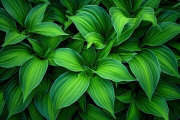 A plant with lots of large green leaves.