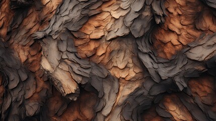 Dark brown bark background