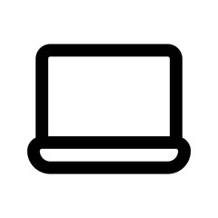 laptop line icon