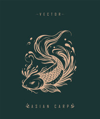 Chinese carp traditional art form	