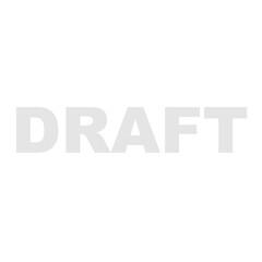 DraftWatermark on a Transparent Background	
