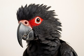 A Beautful Red Tailed Black Cockatoo.