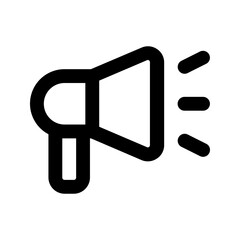 megaphone line icon