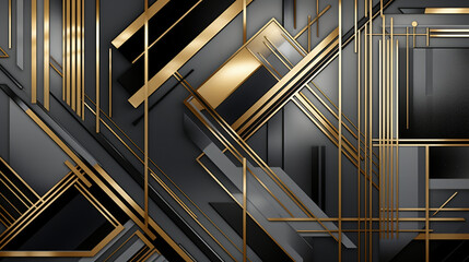 Obraz premium background mid century modern lines