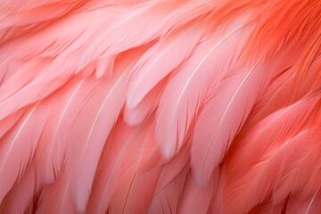 Flamingo Feather background.