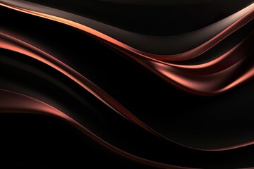 dark surface banner with wavy smooth texture, wave