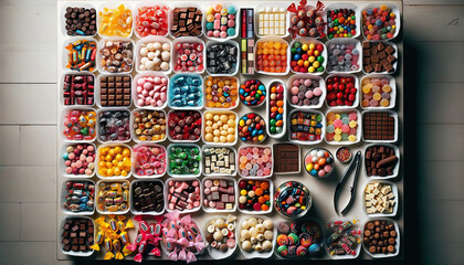 Candies and chocolates