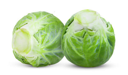 Fototapeta premium Brussel Sprouts isolated on transparent png
