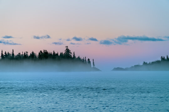Sunrise from Three Mile Campground, Isle Royale National Park, Michigan