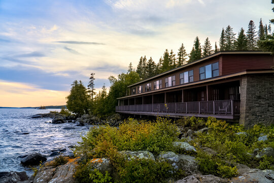 Rock Harbor Lodge, Isle Royale National Park, Michigan, Great Lakes, National Parks