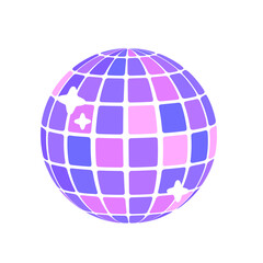 Disco ball. Reflections in the night club A party with music playing