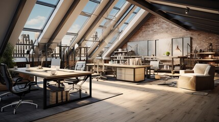 Dynamic Business Collaboration: Corporate Professionals in Conference, Cityscape Office Background - Teamwork, Trust, and Success in International Business Concept