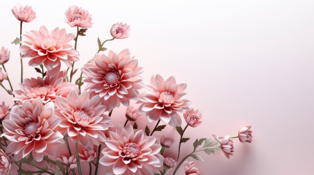 Fresh Flowers Near Happy Mothers Day Titlephotorealis, Background Image