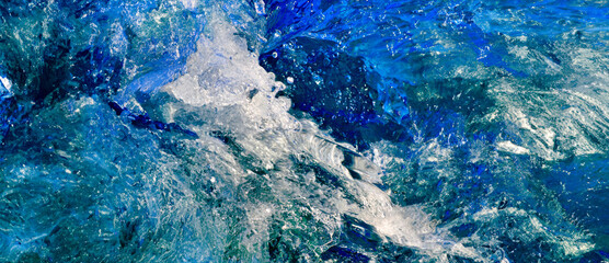Fototapeta na wymiar beautiful ocean wave as a background