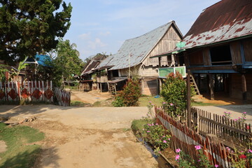 Fototapeta na wymiar village in the village