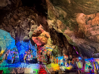 Obraz premium Batu Caves in Kuala Lumpur, one of the largest Hindu attractions in Malaysia