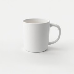 Coffee Cup Mockup Featuring a Clean White Coffee Cup - Perfect for Showcasing Your Designs