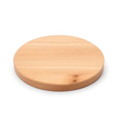 Wooden Drink Coaster and Chopping Board Mockup Set for Rustic Table Setting