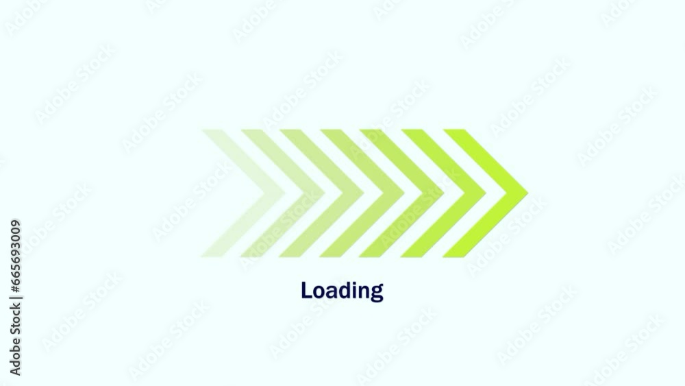 Poster loading bar animation