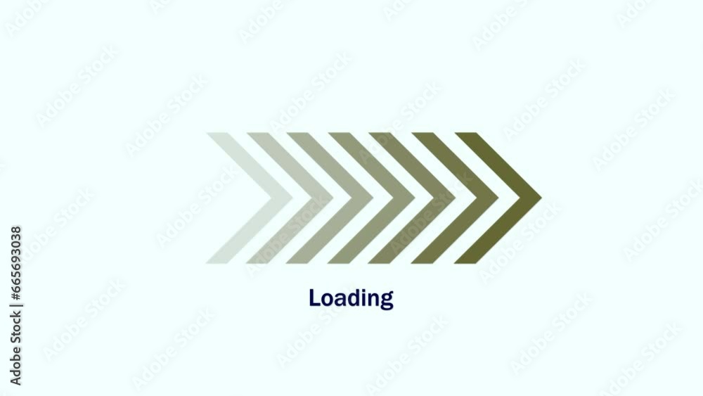 Poster loading bar animation