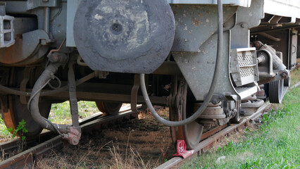 Details of the train, wheels
