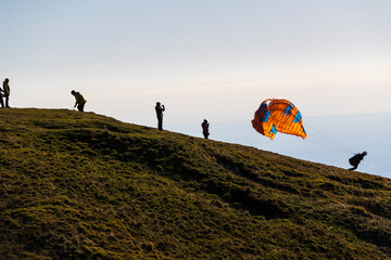 Paragliding in Mount Grappa