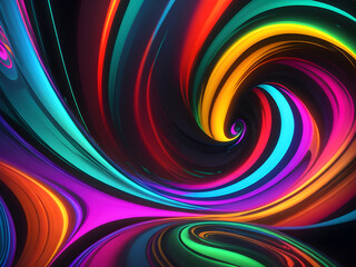 Obraz premium Abstract Colourful gradient background for design Generative Ai