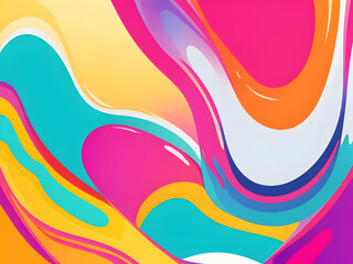 Fototapeta premium Abstract Colourful gradient background for design Generative Ai