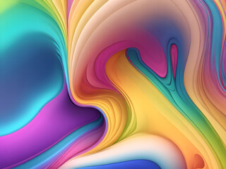 Fototapeta premium Abstract Colourful gradient background for design Generative Ai