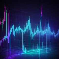 Stock Price Chart - Illustrating Stock Market Financial Investment Concept