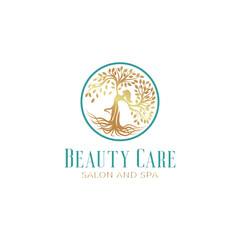 Beauty body health salon spa luxurious logo