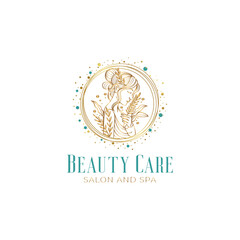 Beauty body health salon spa luxurious logo