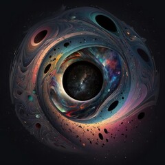 spiral galaxy in space