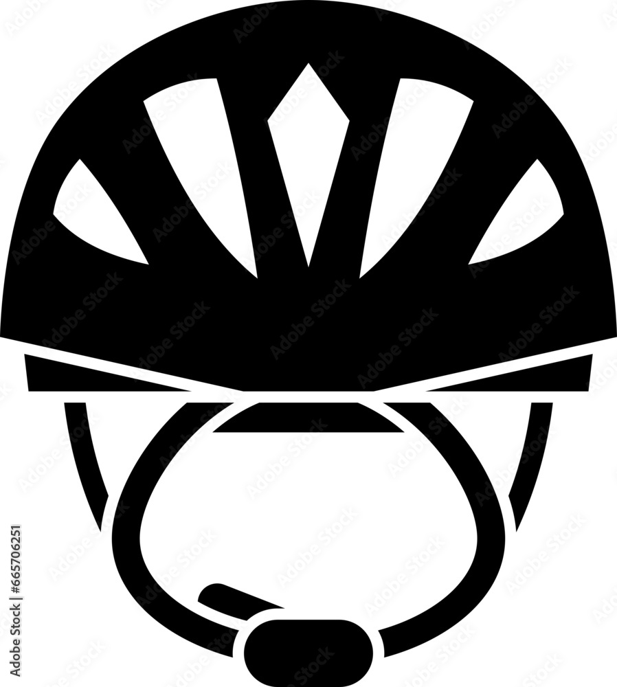 Wall mural helmet  icon