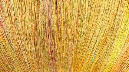 coconut fiber texture of broom background