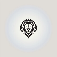 Lion head symbol illustration vector