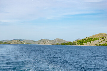Fototapeta na wymiar Croatian island in the Adriatic sea